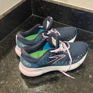 Brooks Women's Blue Running Shoes glycerine